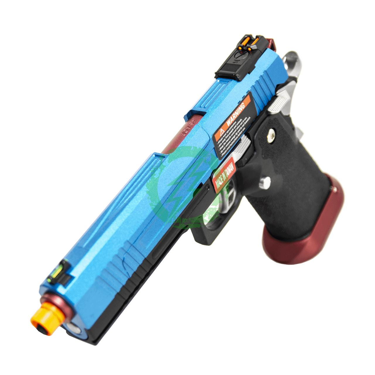 AW Custom Split Frame Hi-Capa Competition GBB Blue Patriot