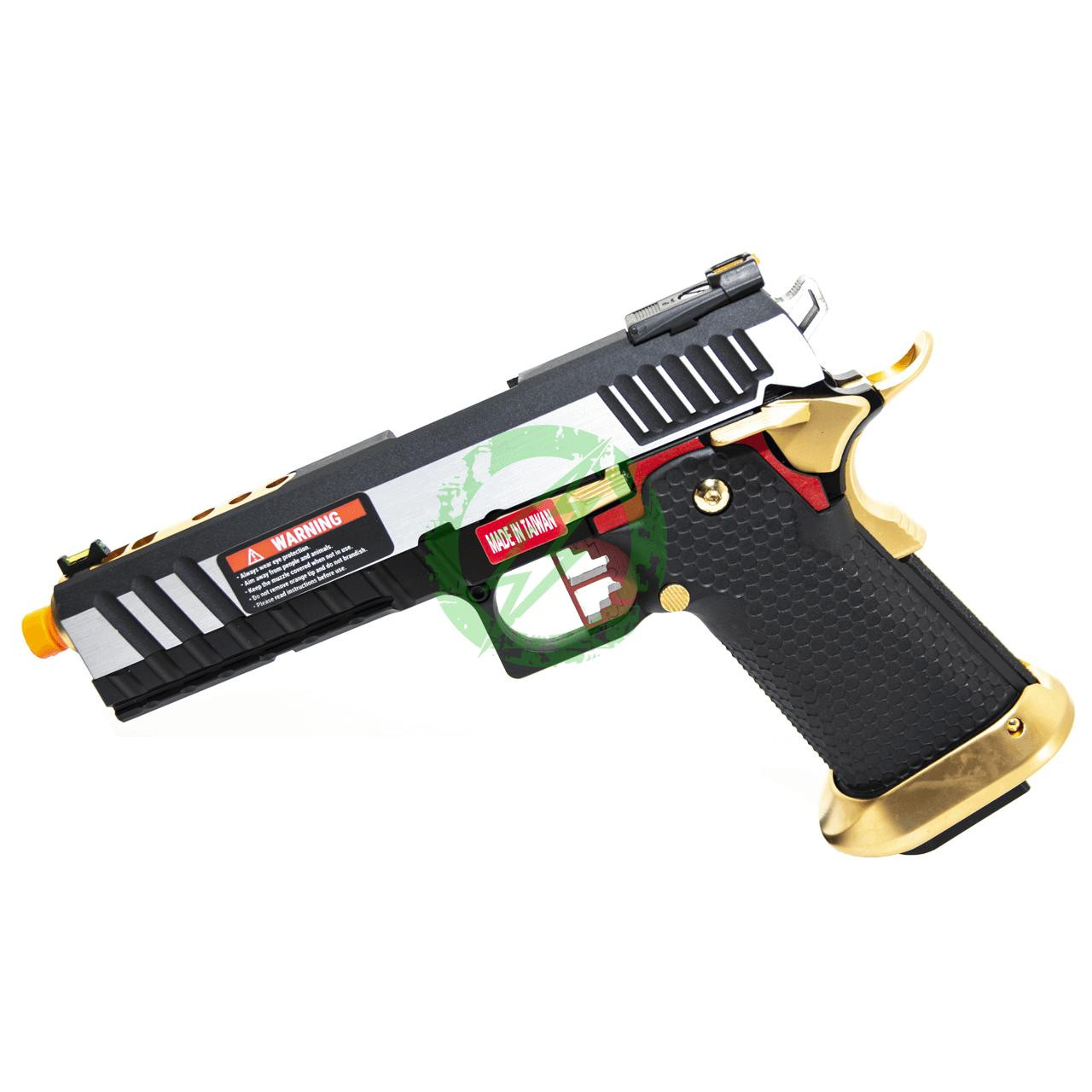 AW Custom Competitor Hi-Capa GBB Pistol Two-Tone Gold