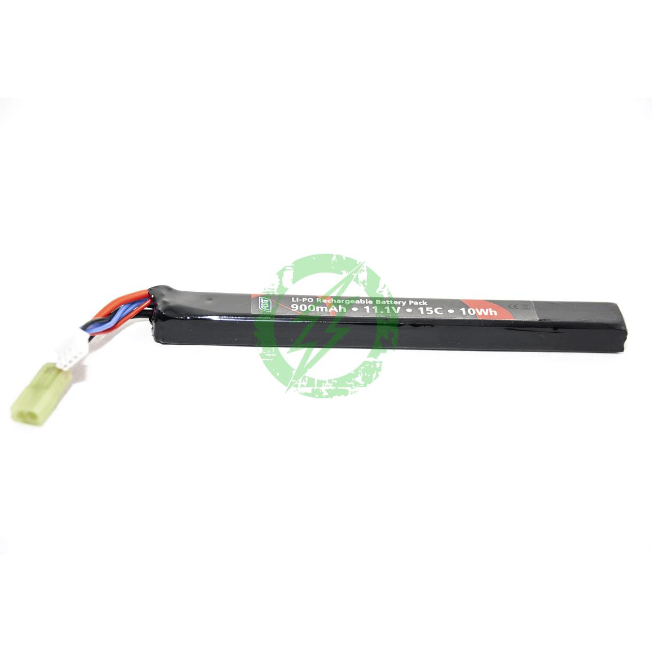 Action Sport Games (ASG) Action Sport Games 11.1V 900mah 15C Stick Lipo Battery 