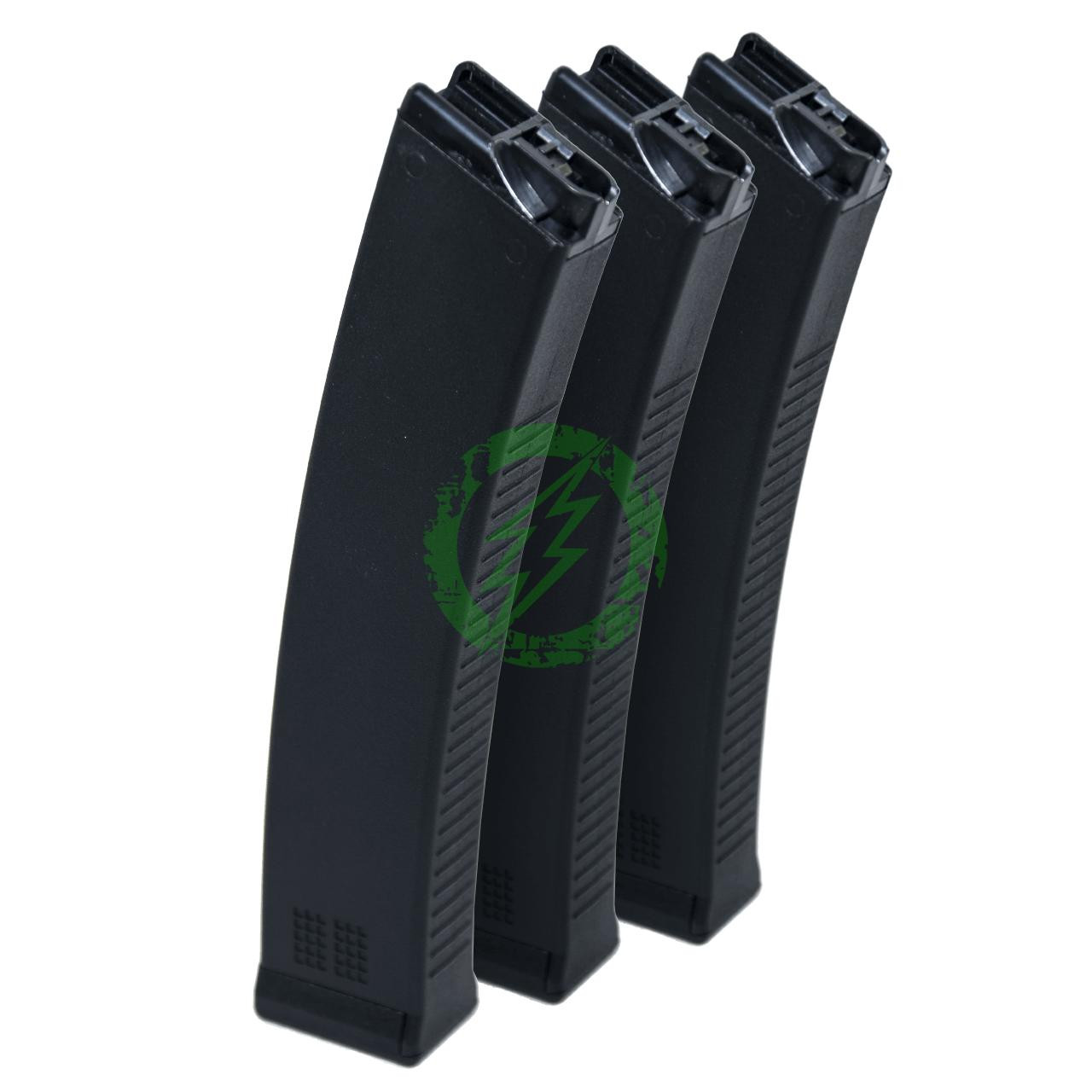 KWA QRF MOD 1 AEG MidCap Magazines 3 Pack | 80rd | Black