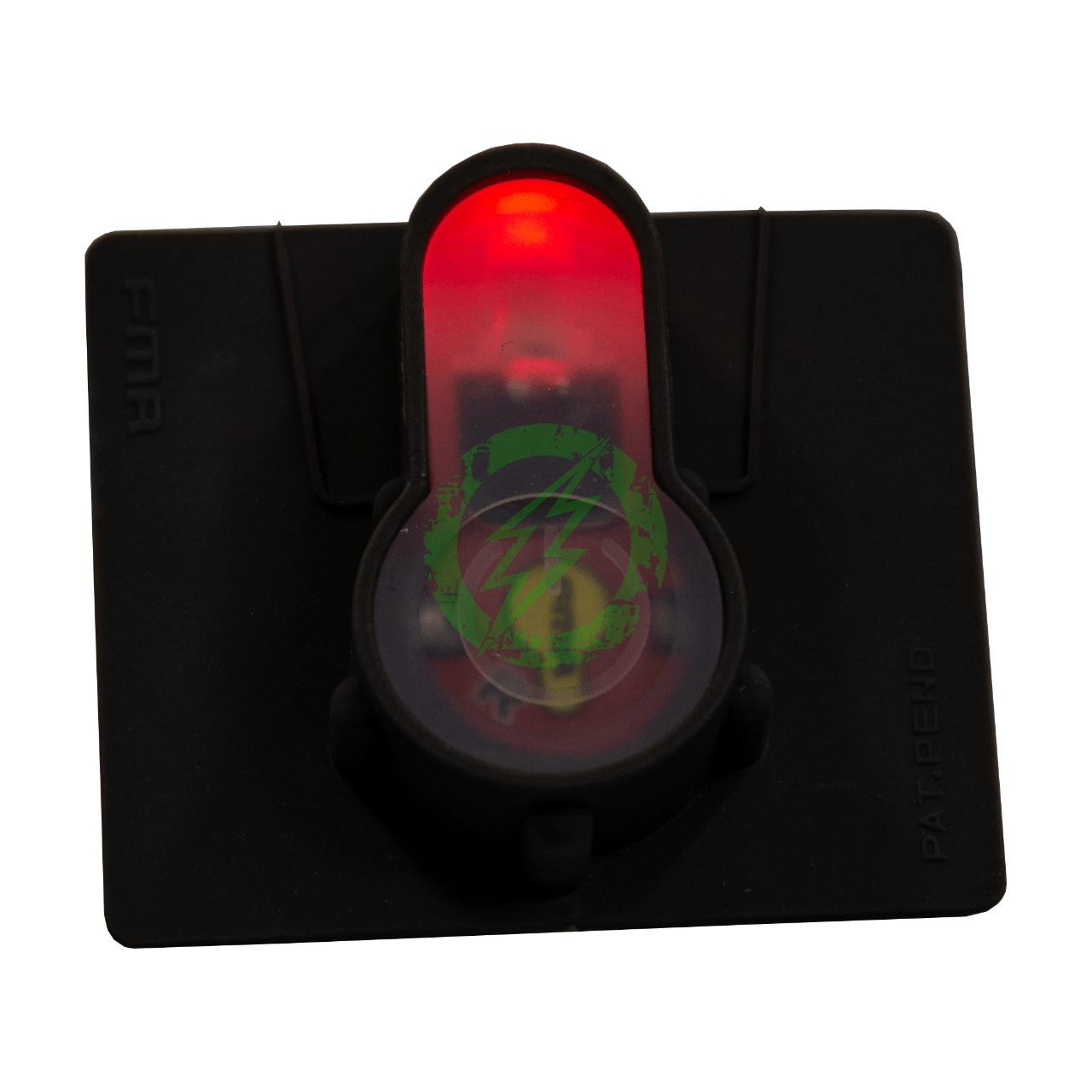  Lancer Tactical SLITE Velcro Hook Base Strobe Light | Red LED 