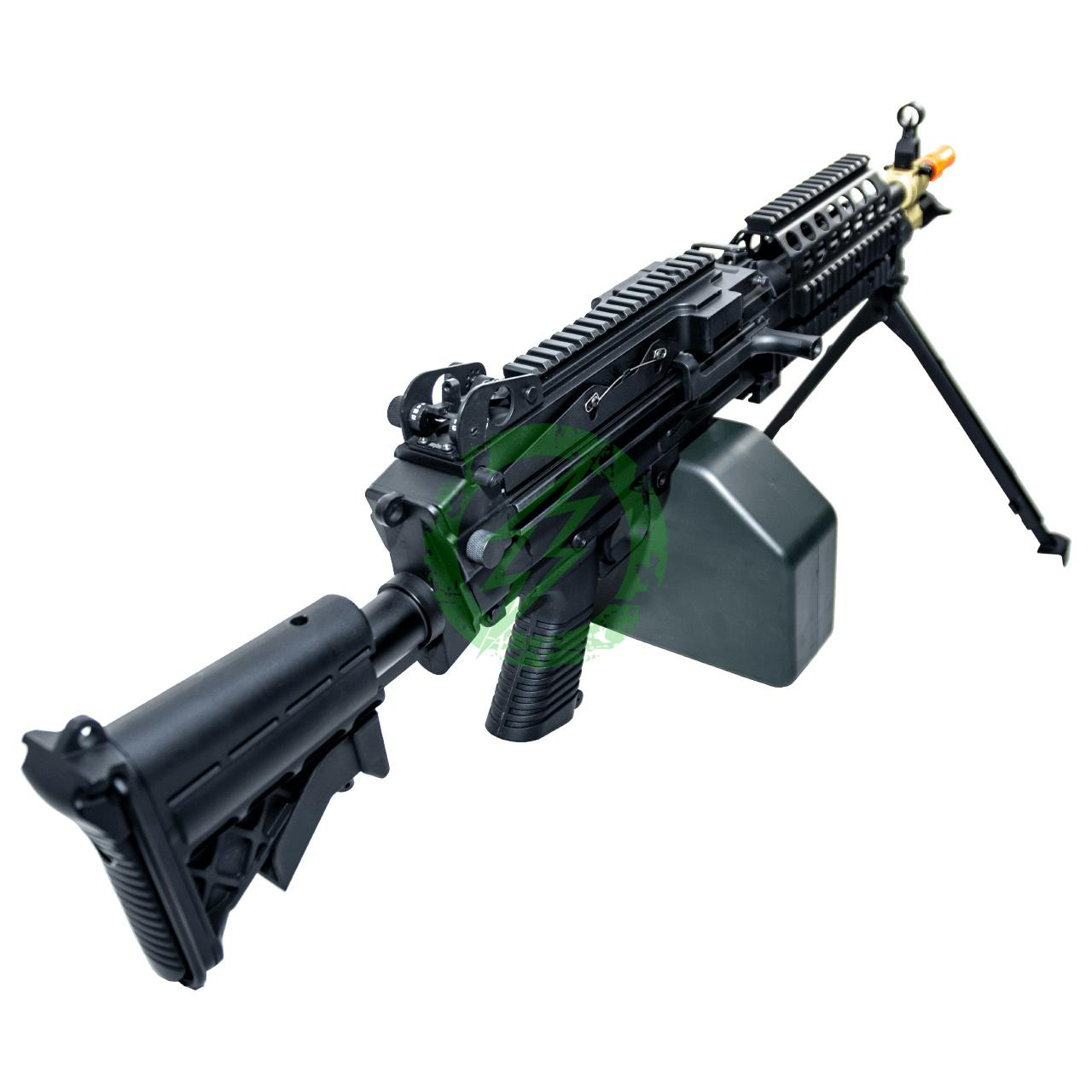 A&K 製フルメタル 電動ガン FN M249 ミニミ Mk46 第37回「 A&K電動ガン・FN M249 MINIMI Mk46」 - YouTube