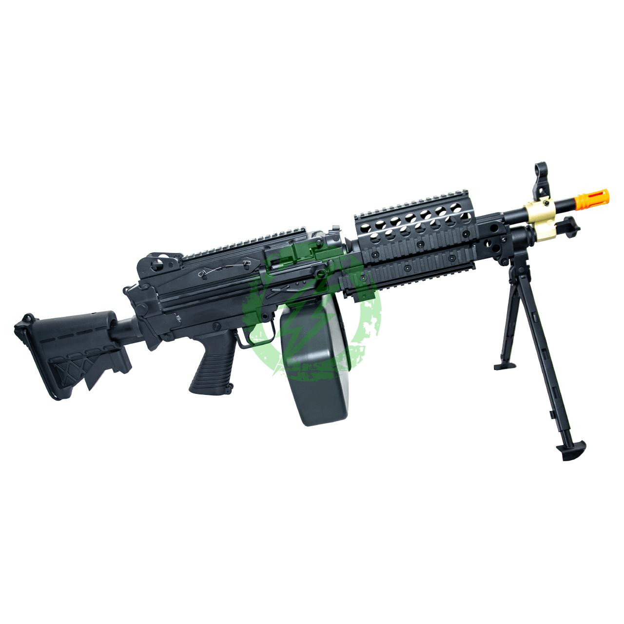 Cybergun Black A&K FN Licensed M249 Airsoft Machine Gun | MK46