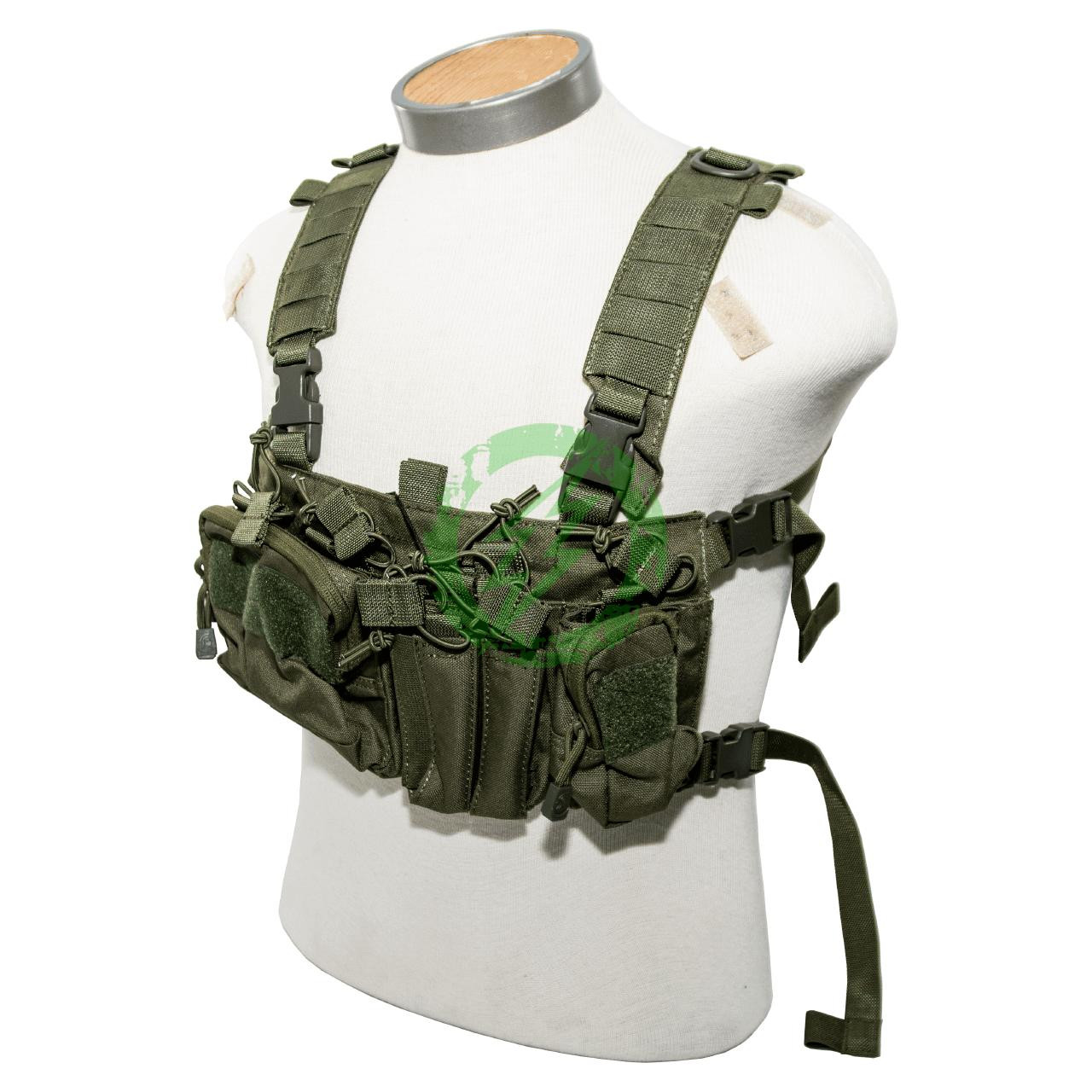  Lancer Tactical OD Green Adaptive Sniper Chest Rig 