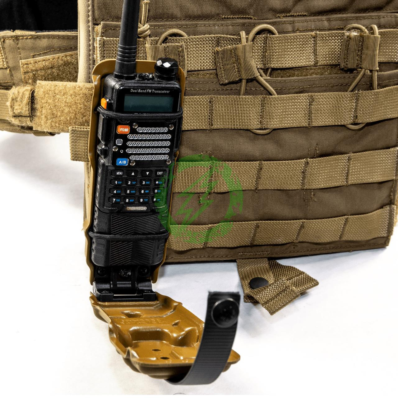 MC Kydex RACC for UV-5R Extended Battery | Black, OD Green, Coyote Brown, DNC