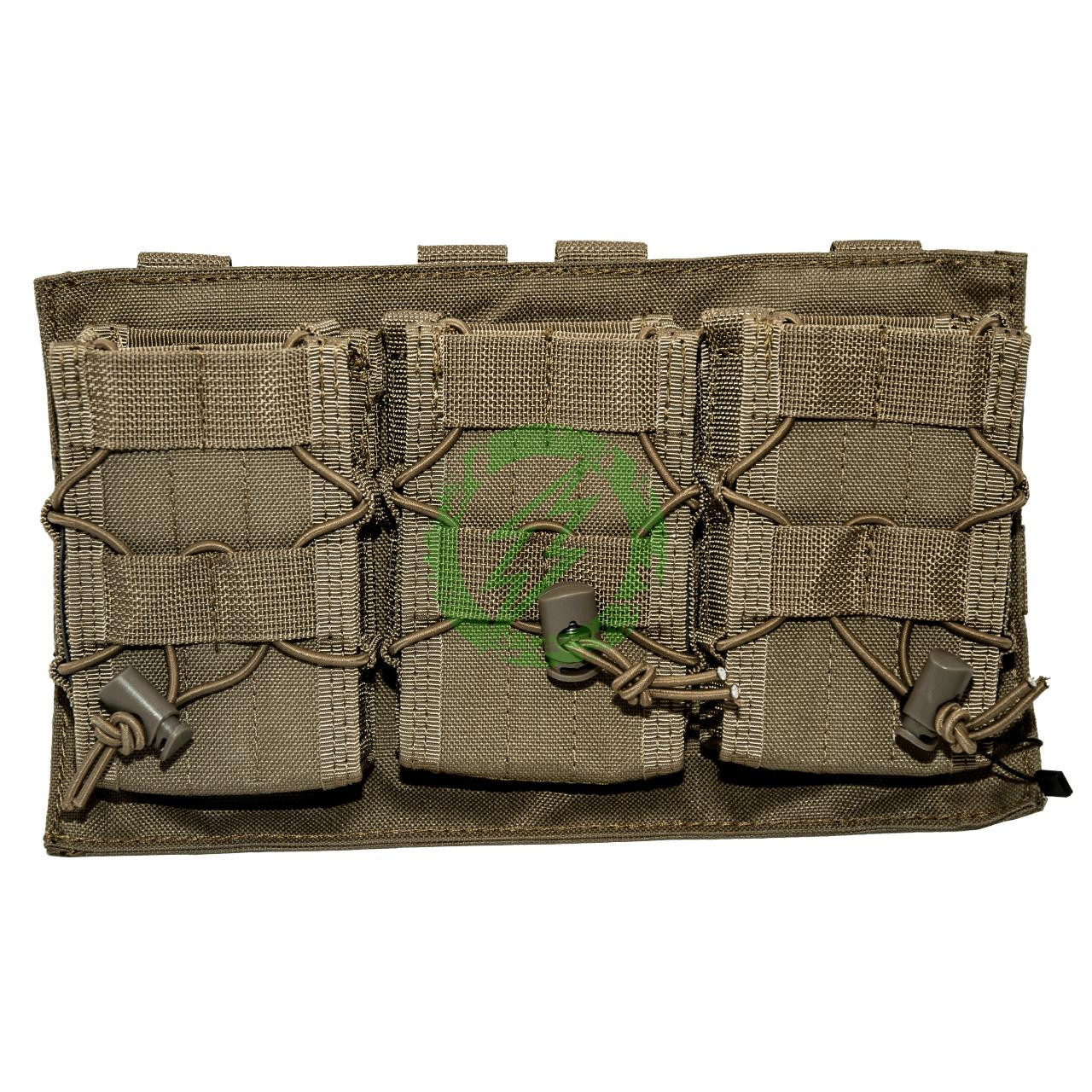  Lancer Tactical Molle Triple M4 Mag Pouch | Black, Tan 