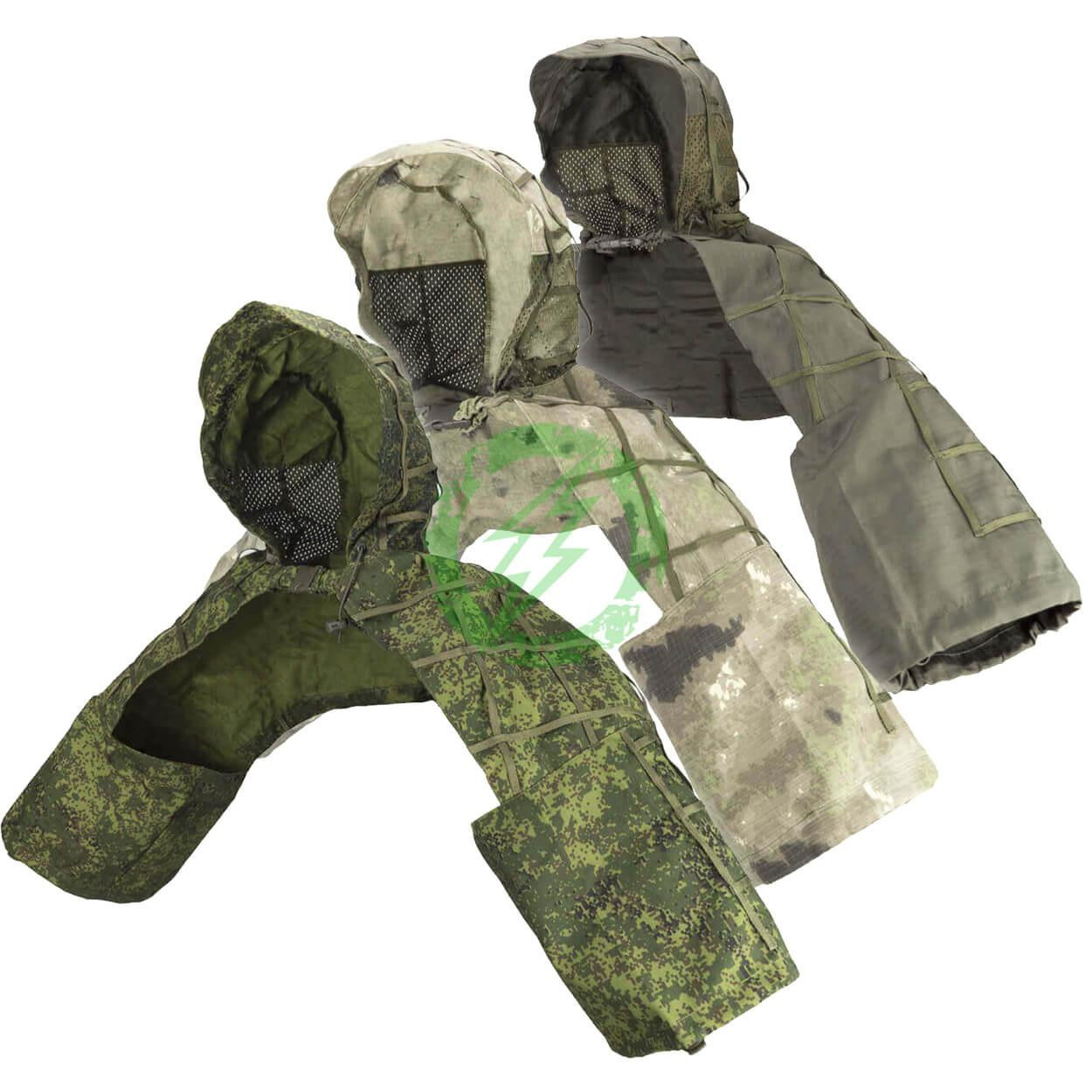 East Military Viperhood Sniper Coat | Russian Camo