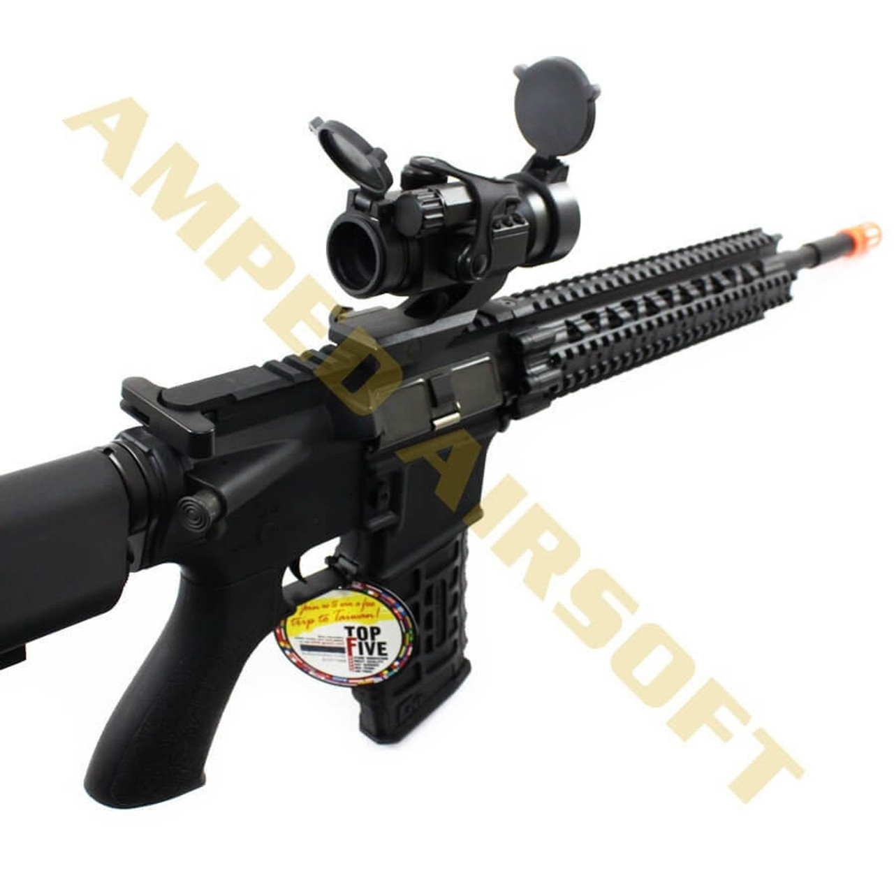  G&G Combat Machine CM16 R8-L Black | Includes Optics 