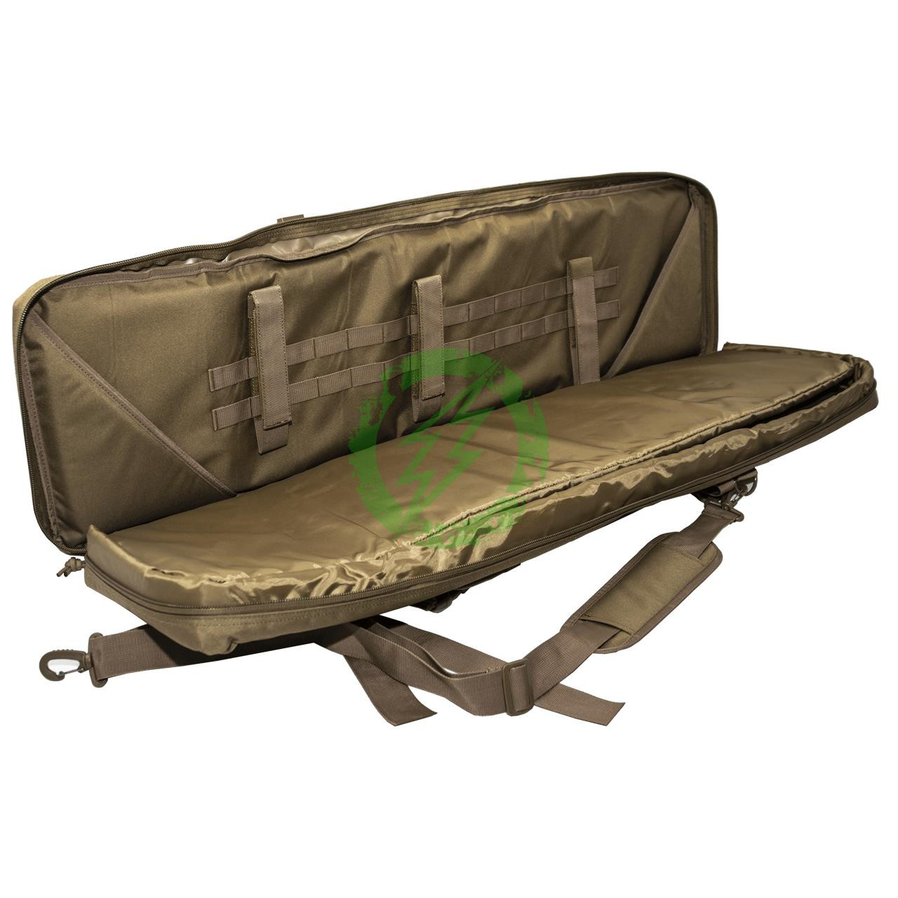  Guawin Laser Cut 42" Rifle Bag | Black & Tan 
