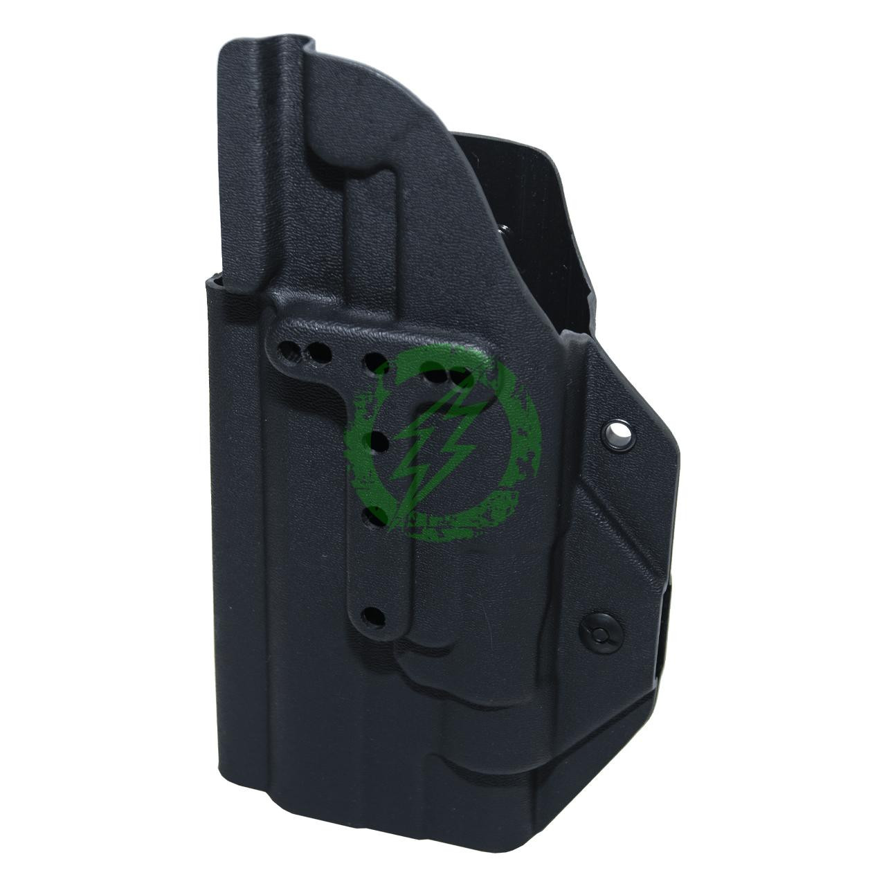  MC Kydex Lightbearing Elite Series Holster | Belt Mount (Black) 