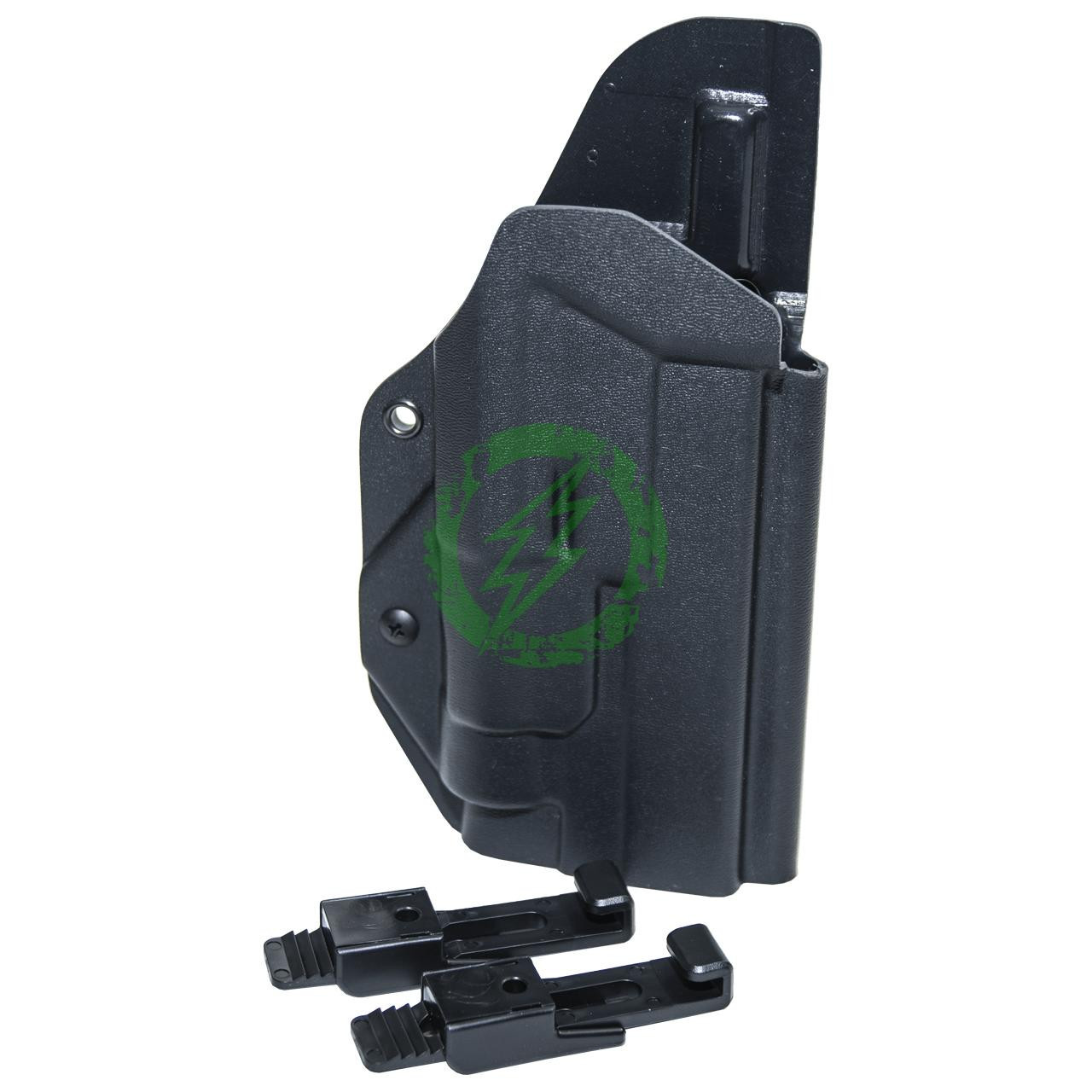  MC Kydex Lightbearing Elite Series Holster | Belt Mount (Black) 