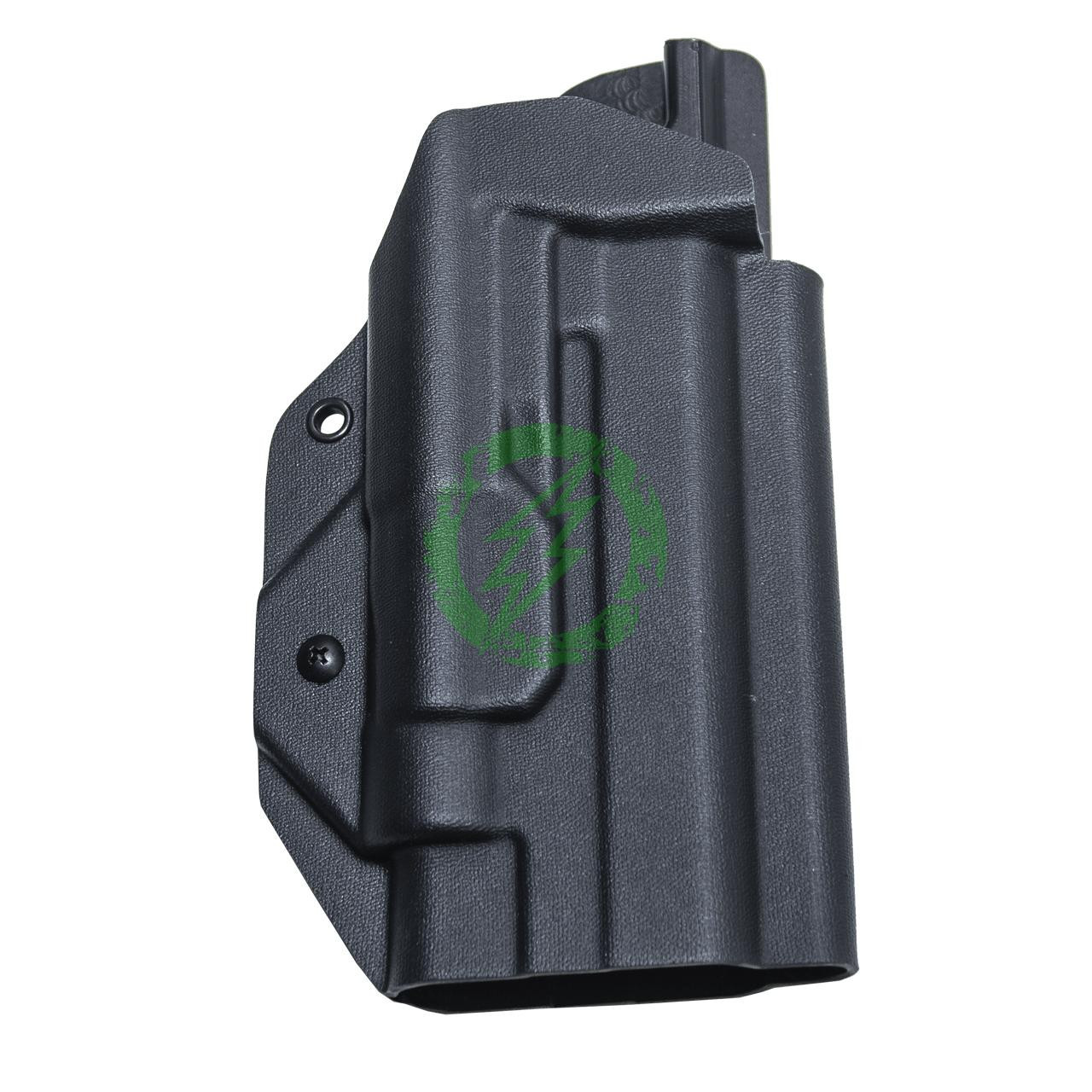  MC Kydex Lightbearing Elite Series Holster | Belt Mount (Black) 