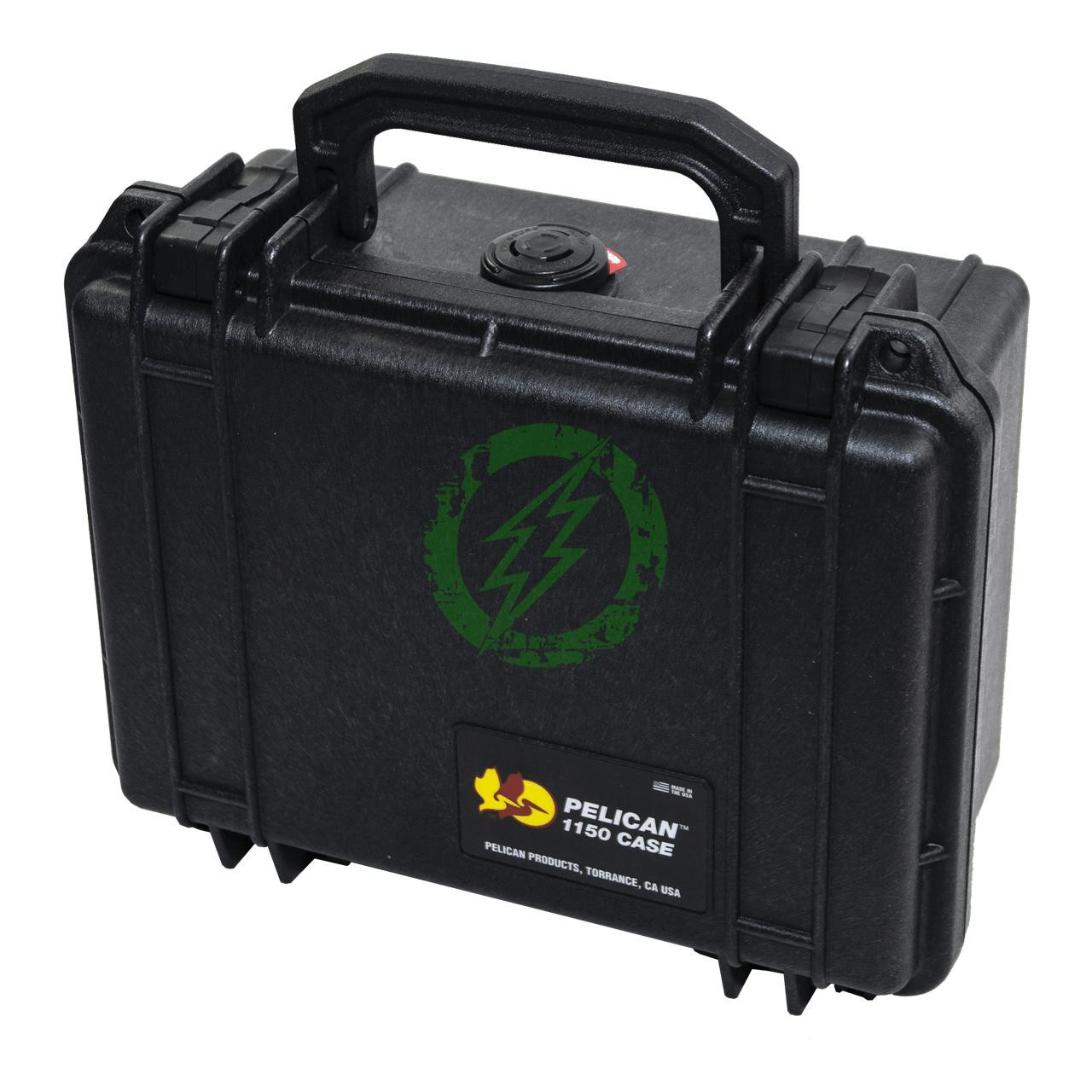 Pelican 1150 Case with Foam | Black & Desert Tan