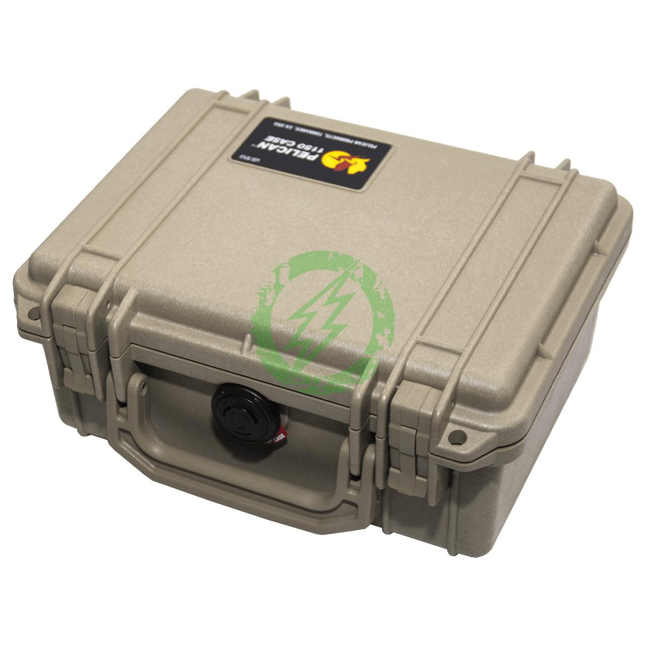 Pelican 1150 Case with Foam | Black & Desert Tan