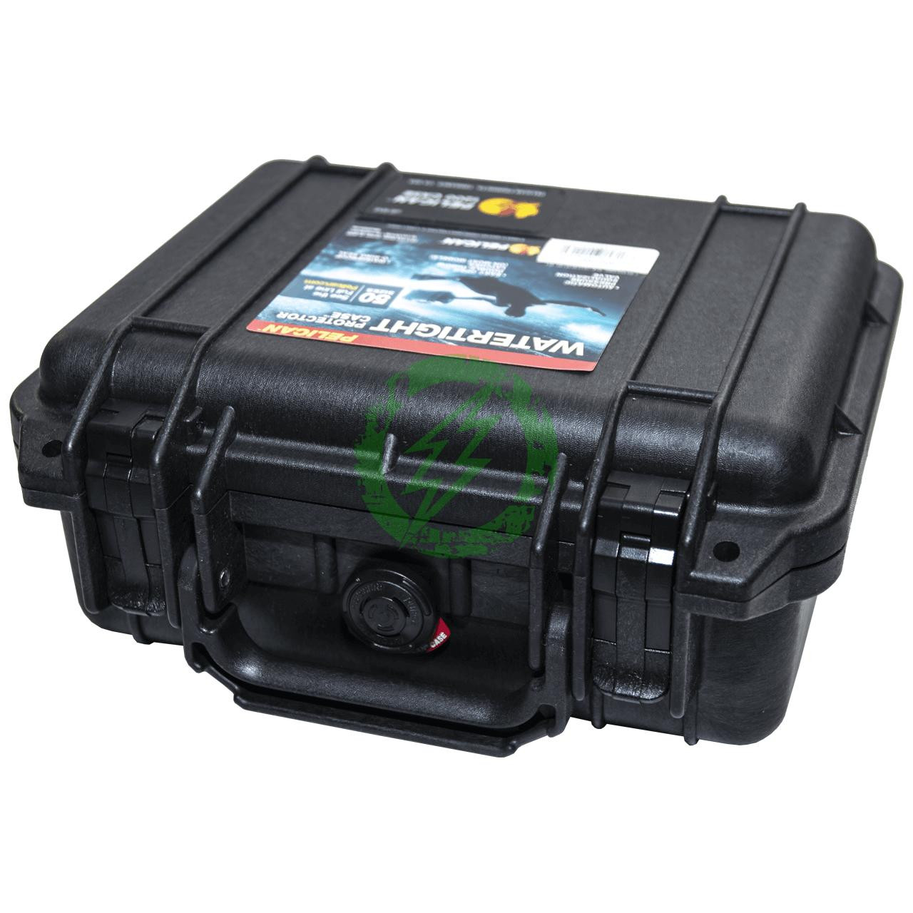Pelican 1200 Case with Foam | Black & Desert Tan