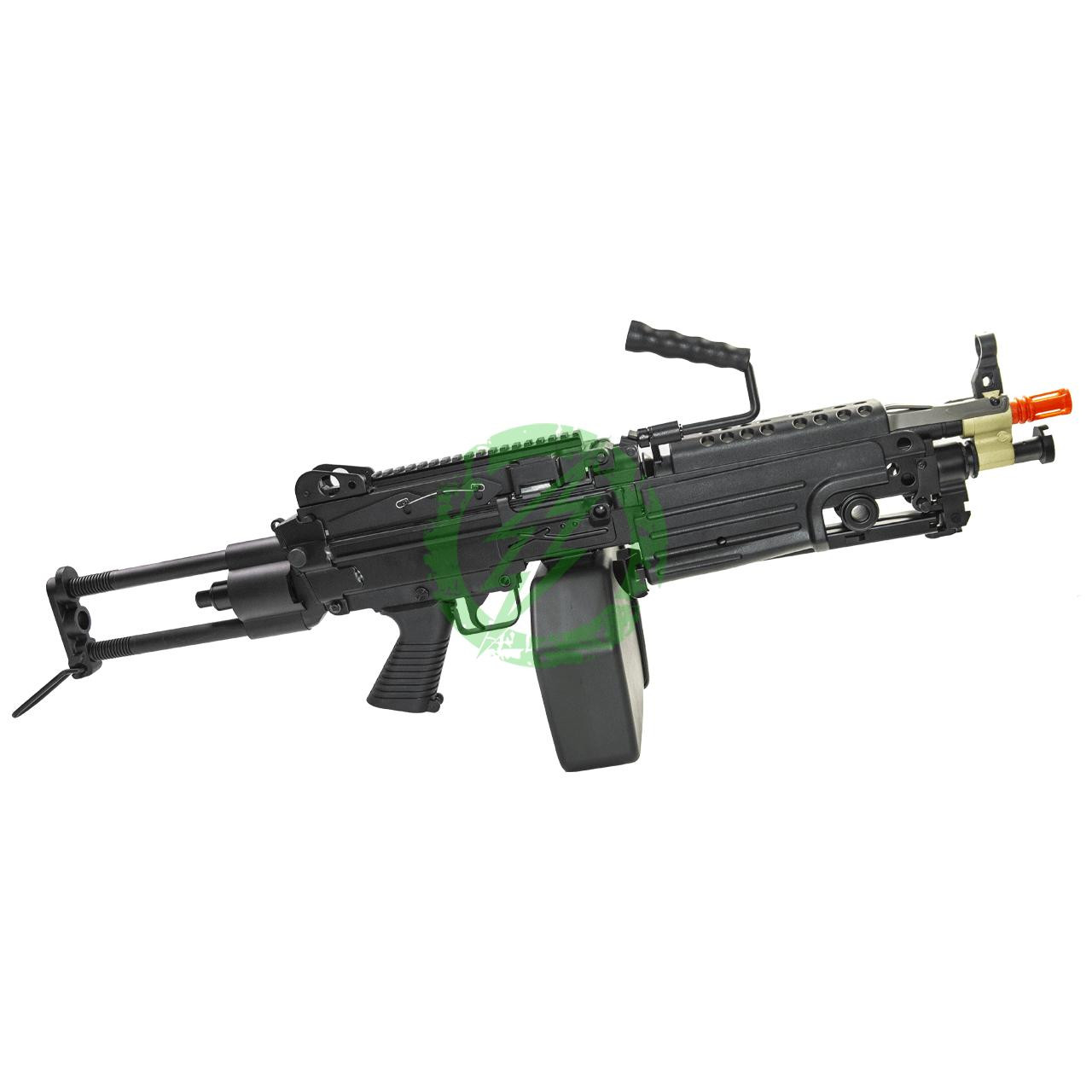 Cybergun A&K FN Licensed M249 Airsoft Machine Gun Para (Black)