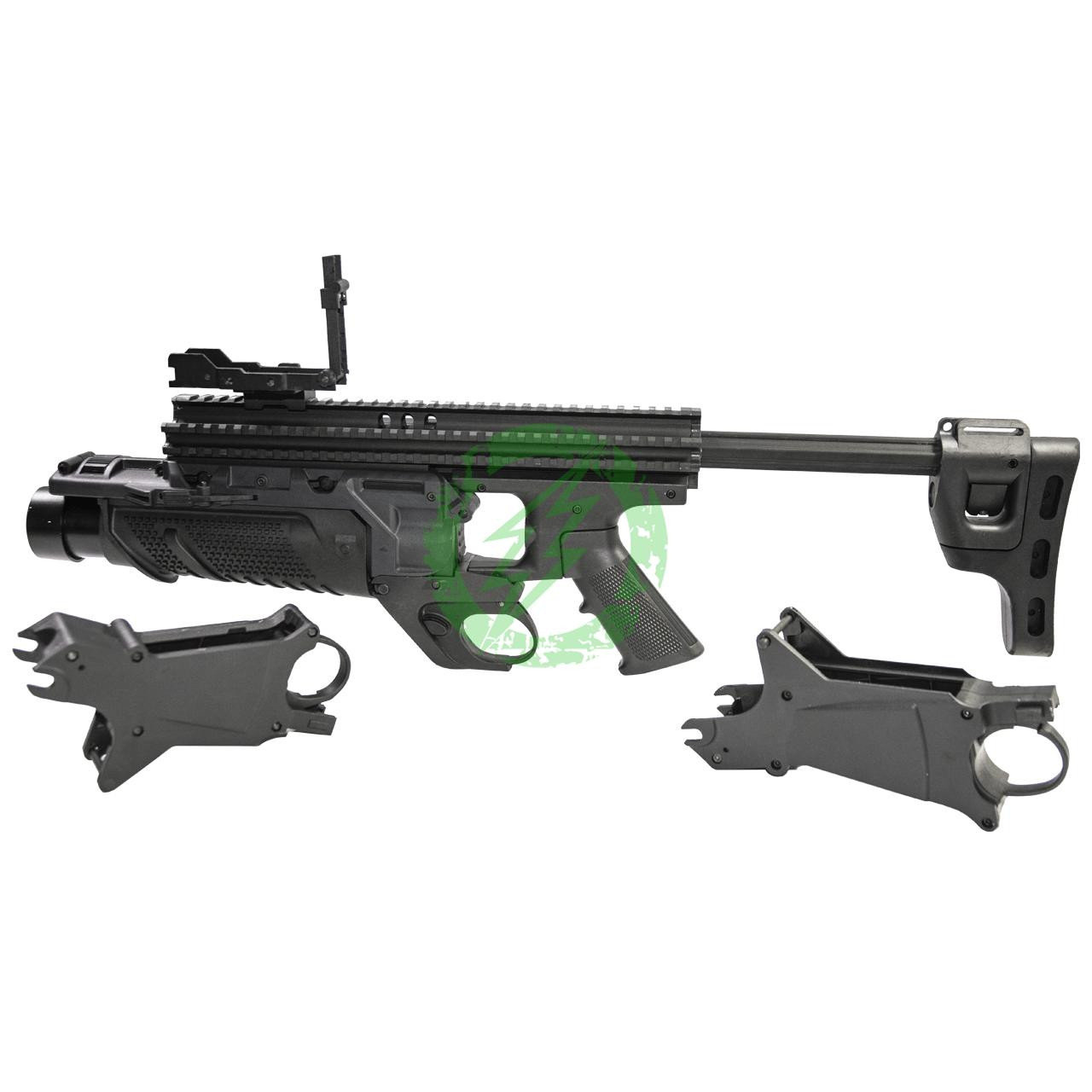 Matrix EGLM Airsoft Grenade Launcher with RIS Kit