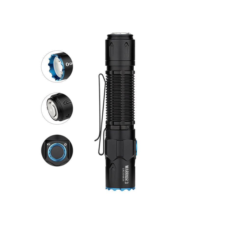 OLIGHT Warrior 3 Tactical Flashlight (2300 Lumens)
