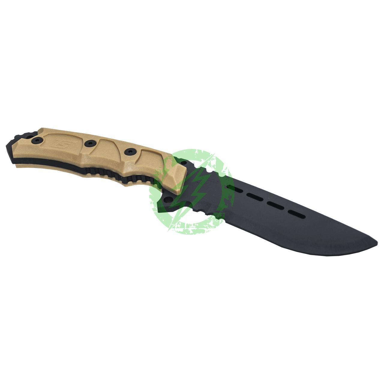  TS Blade Green Beret Dummy PVC Knife | Onxy / Ranger Green/ Sand Grip 