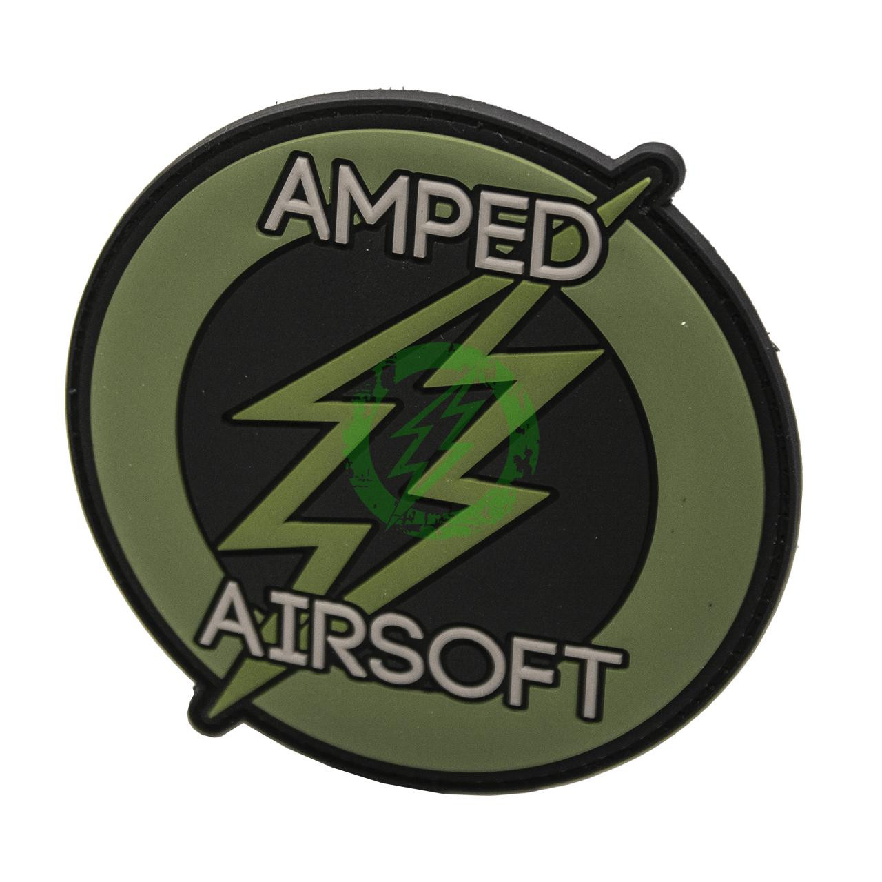 Amped Airsoft Amped Patch 3.75" Logo PVC Velcro Patch 