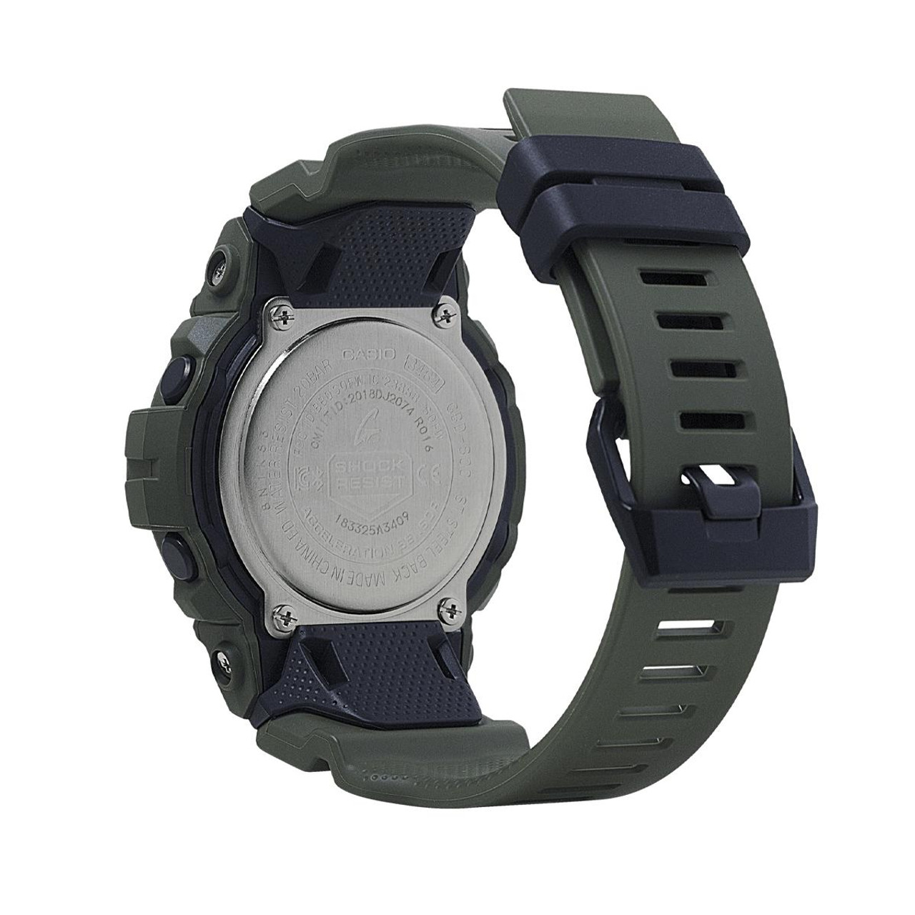  Casio ANI-DIGI Power Trainer G Shock Wrist Watch | OD Green 
