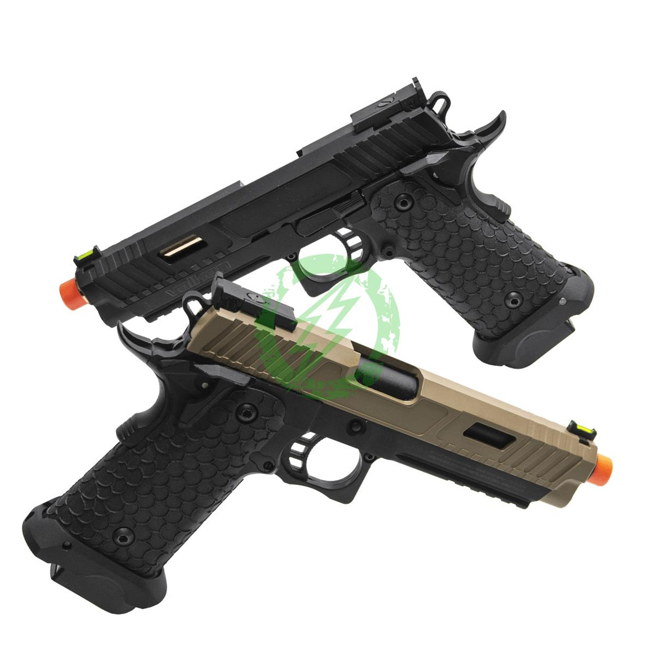 Valken BY HICAPA CO2 Blowback Airsoft Pistol | Tan & Black