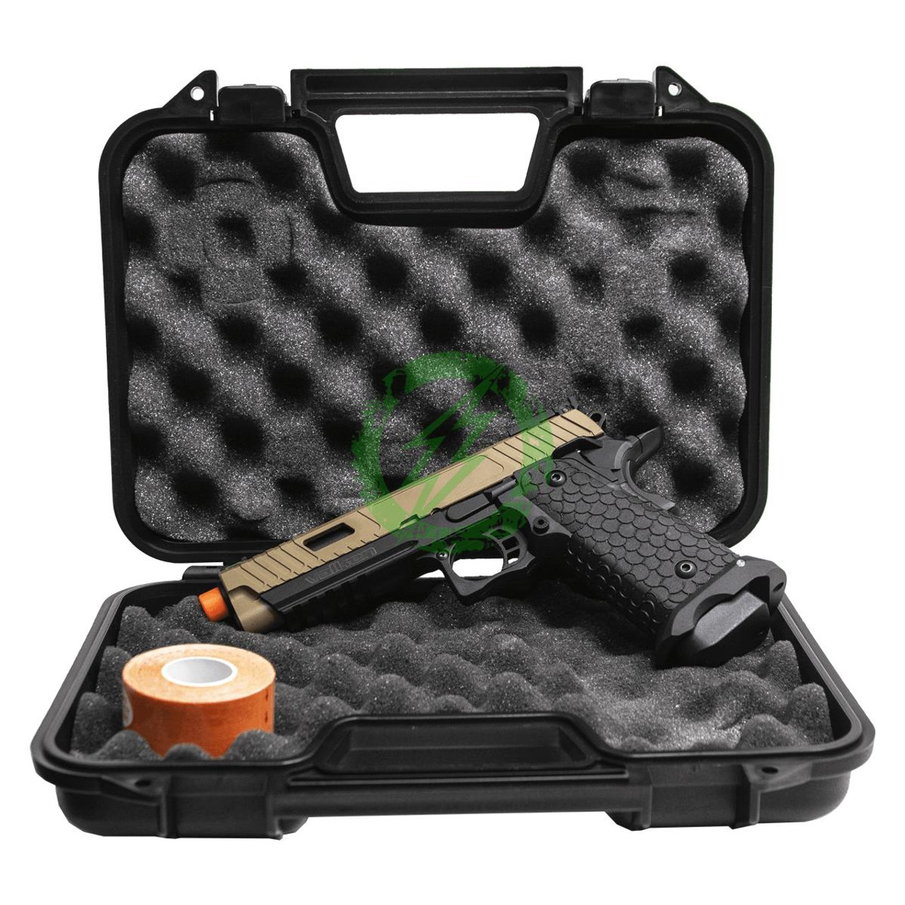 Valken BY HICAPA CO2 Blowback Airsoft Pistol | Tan & Black