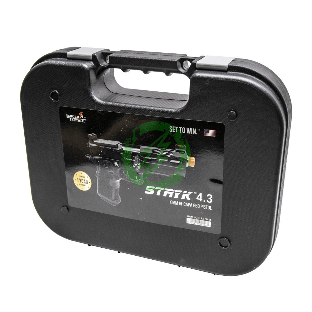 Lancer Tactical Stryk Hi-Capa 4.3 Gas Blowback Airsoft GBB