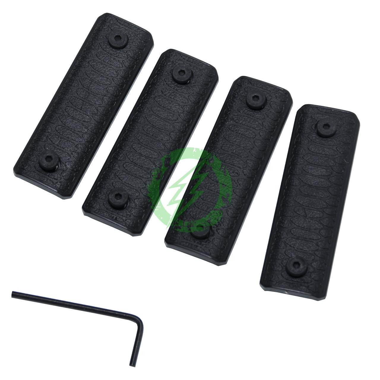  Leapers UTG Low Profile M-LOK Panel Covers 3.15" | 4 Pack 
