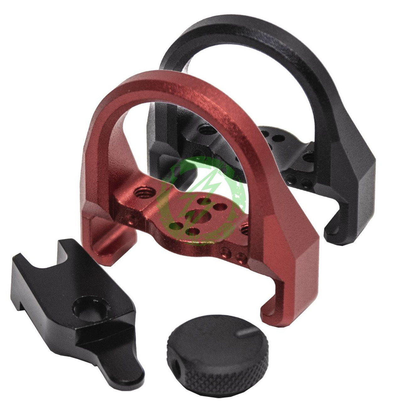  TTI Airsoft AAP-01 Selector Switch Charging Ring Kit | Black, and Red 