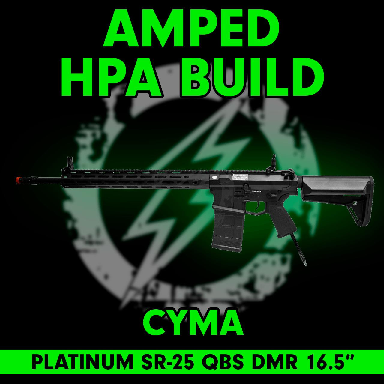 Amped Builds Amped Custom HPA CYMA Platinum SR-25 QBS DMR 16.5" M-LOK 