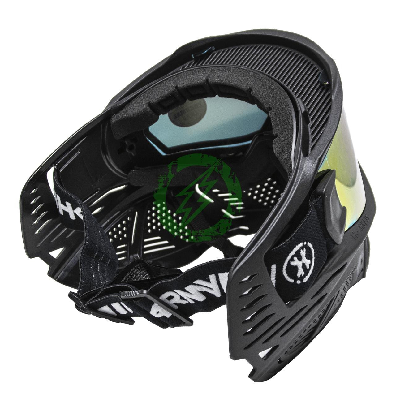 HK Army HSTL Skull Goggle Black with Fire Lense