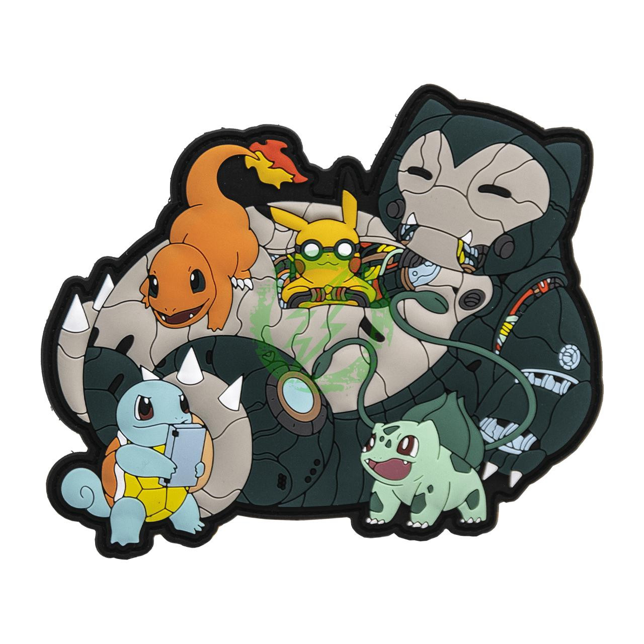  Tactical Hostyle Mech Snorlax PVC Velcro Patch 