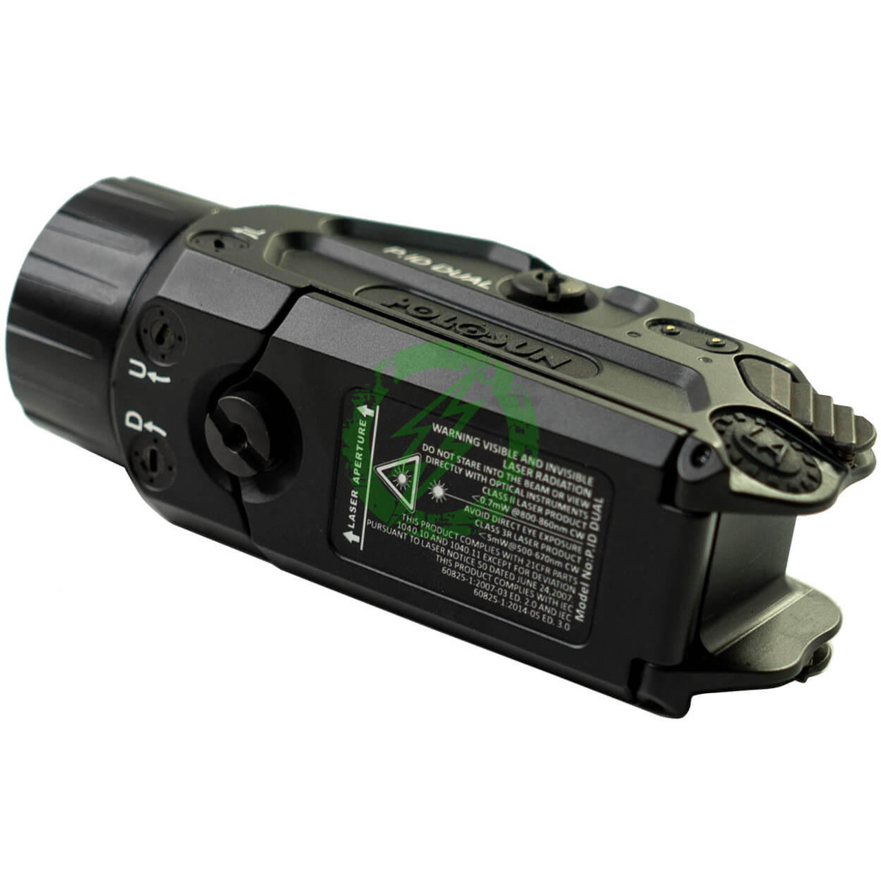 HOLOSUN Holosun P.ID DUAL Pistol Light 1000 / 500 Lumens | green / IR laser 