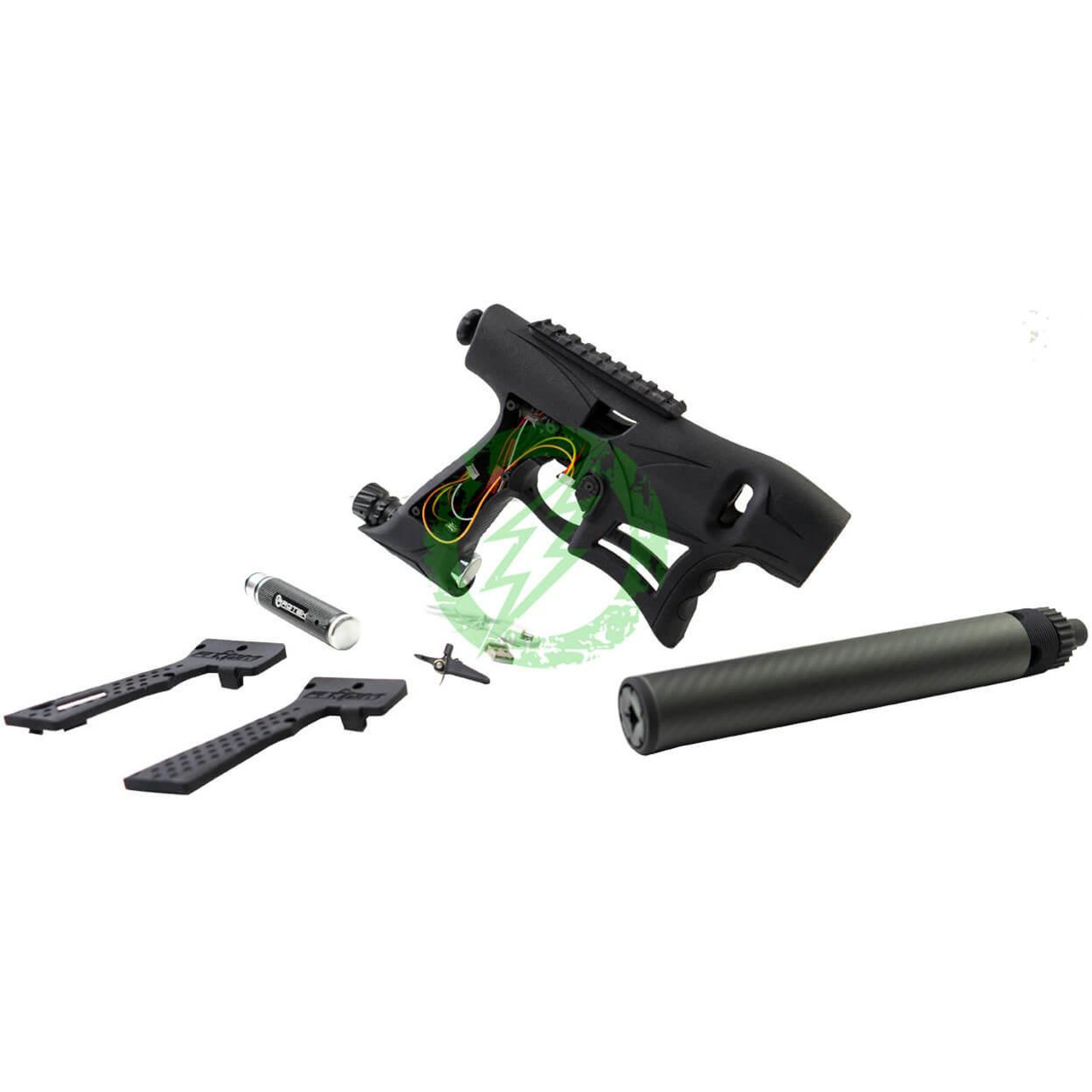 ProTek ProteK ATOM Speedsoft Marker Matte Carbon Fiber | Long Barrel 