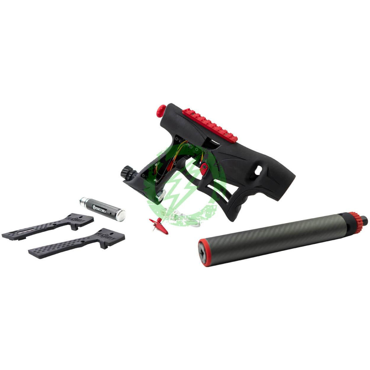 ProTek ProteK ATOM Speedsoft Marker Matte Carbon Fiber | Long Barrel 