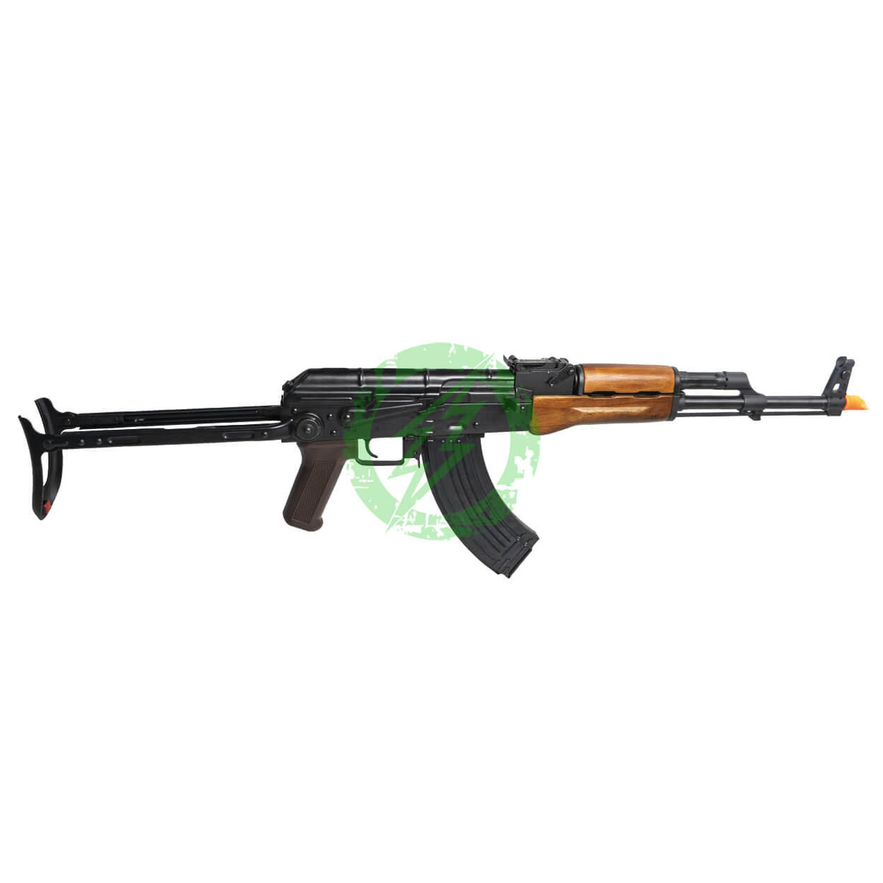  E&L Airsoft New Essential Version AKMS AEG Rifle Full Length / Steel Body with Wooden Furniture 
