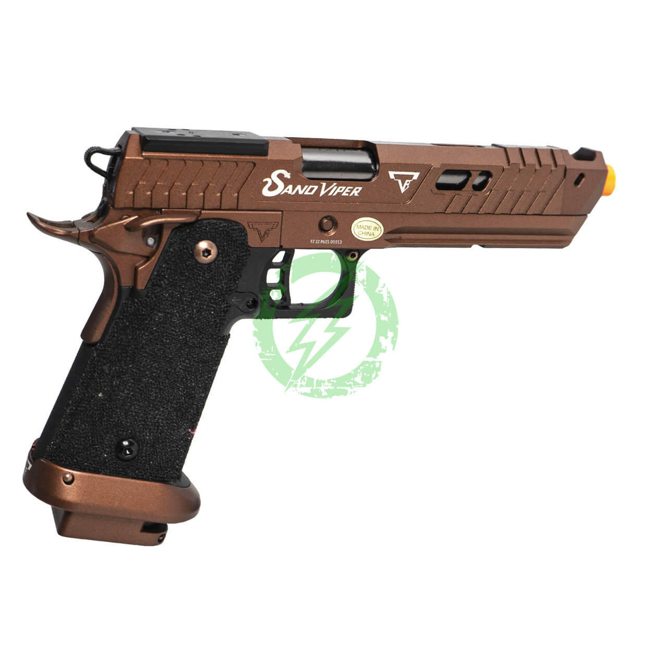 Jag Arms JAG Arms Taran Tactical TTI Sand Viper Hi Capa Airsoft Pistol | Green Gas 