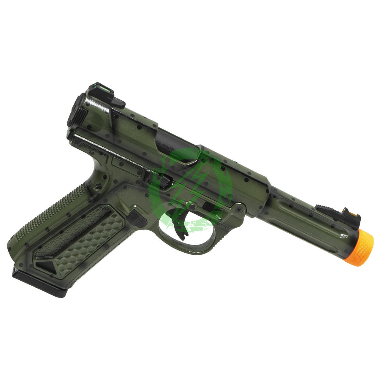 Action Army Rogue Customs "Iron Fleet" Action Army AAP-01 GBB Pistol | Green 