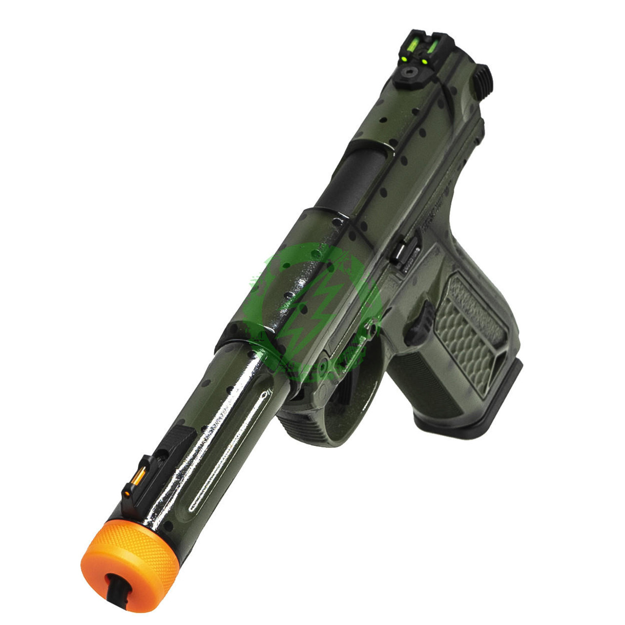 Action Army Rogue Customs "Iron Fleet" Action Army AAP-01 GBB Pistol | Green 