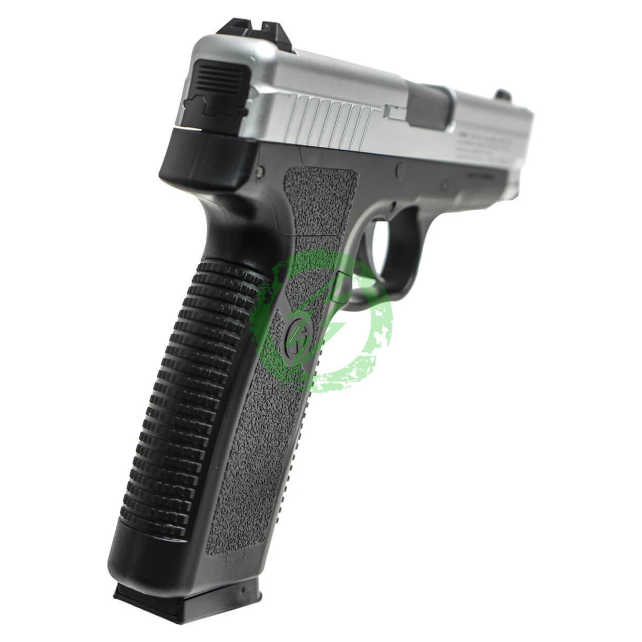  Cybergun KAHR ARMS Licensed TP45 Full Size Spring Airsoft Pistol | Silver 