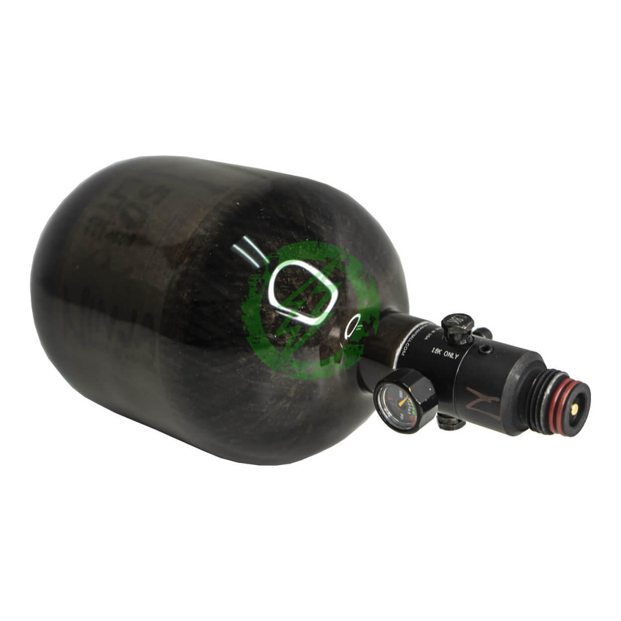 Ninja Paintball Ninja Carbon Fiber System Translucent Black | HPA Tanks 