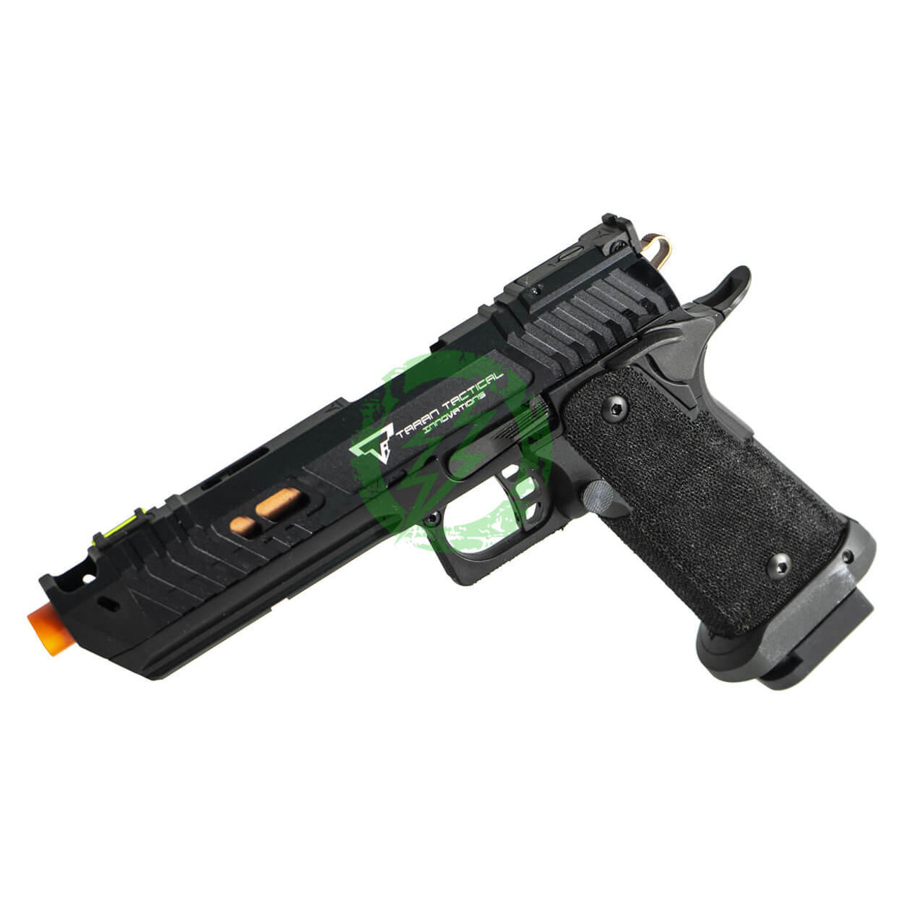 Jag Arms JAG Arms Taran Tactical TTI JW4 Pit Viper Hi Capa Green Gas Airsoft Pistol 