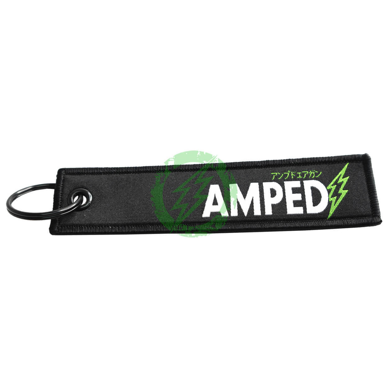  Amped Airsoft Jet Tag | Woven / Black 