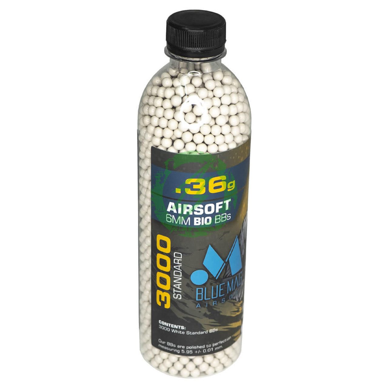  BLUEMAG Airsoft White Bio BBs 3000 Rd Count | .25g - .36g 