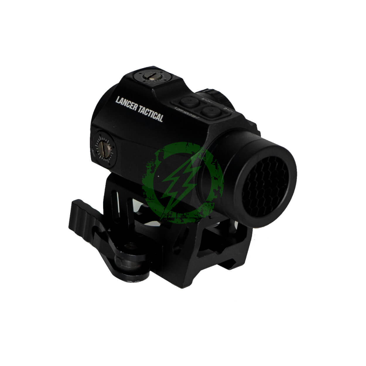 Lancer Tactical MOA Red/Green Dot Sight w/ QD Riser Mount