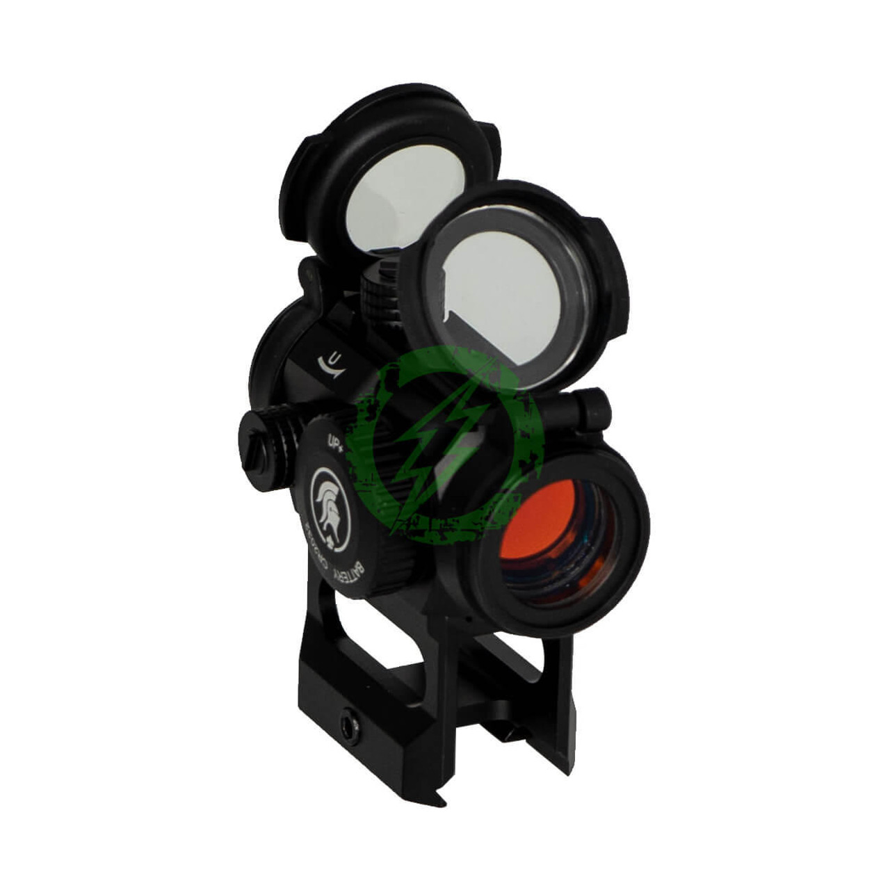  Lancer Tactical 2 MOA Green Dot Sight with Riser Mount 