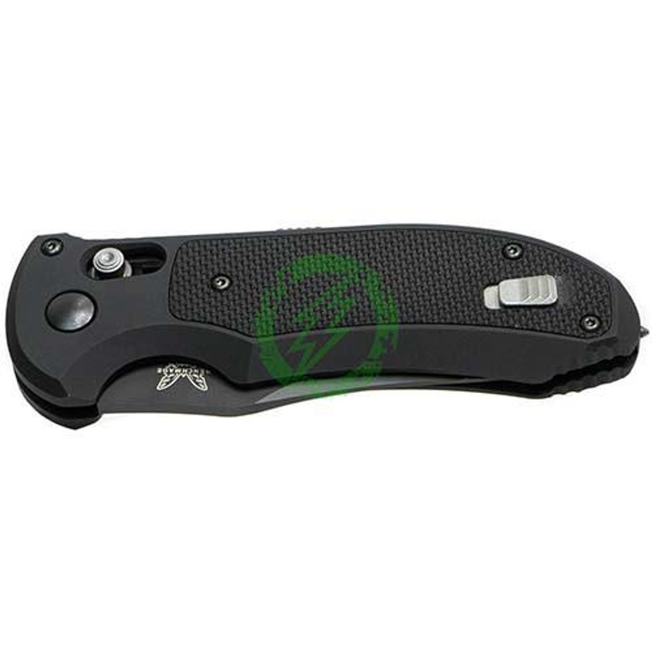  Benchmade Auto Tactical Triage Drop-Point Black Contoured G10 with Stainless Steel Liners Handle 