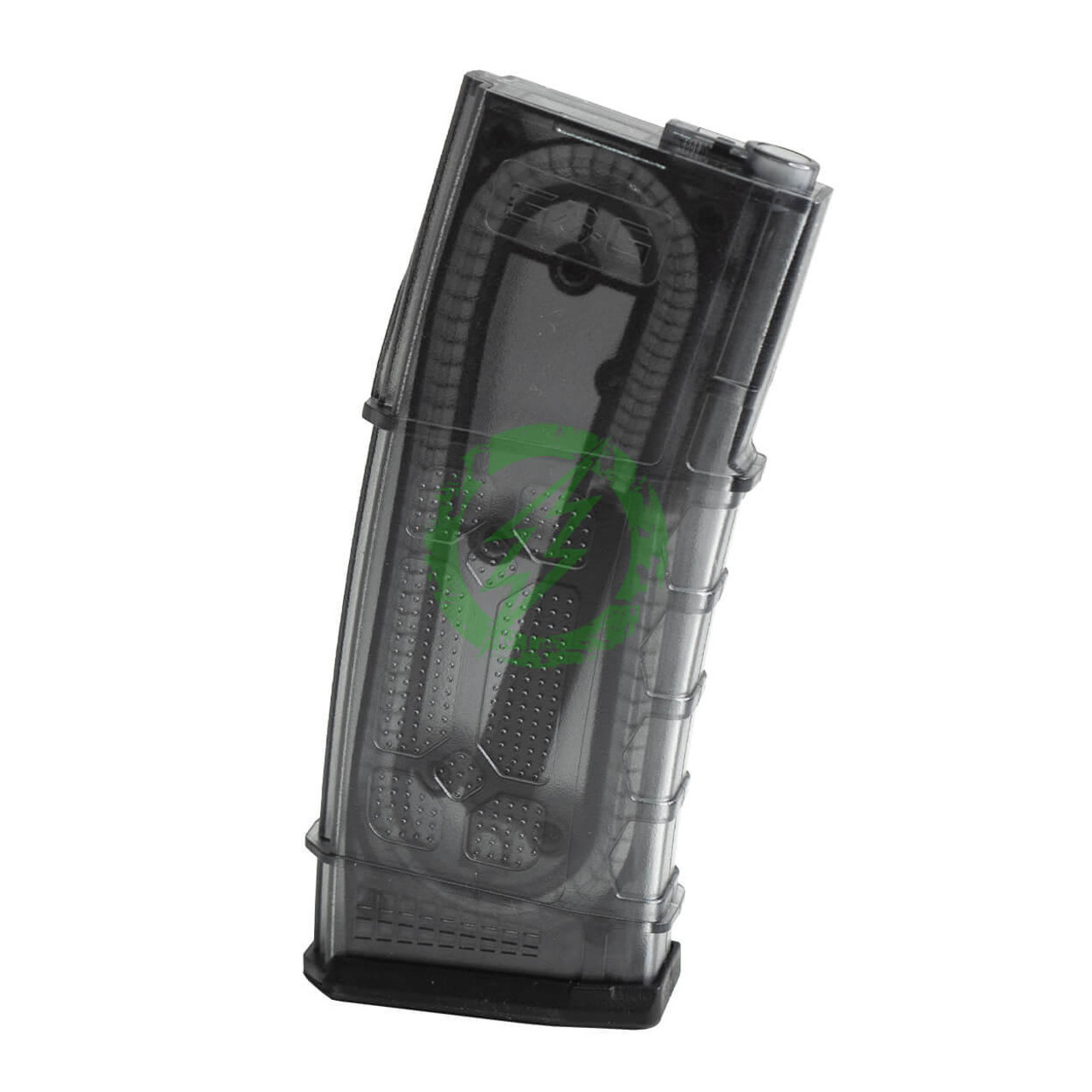  G&G 105 Round Mid Cap Mag with No Counting Marks Tinted Transparent 