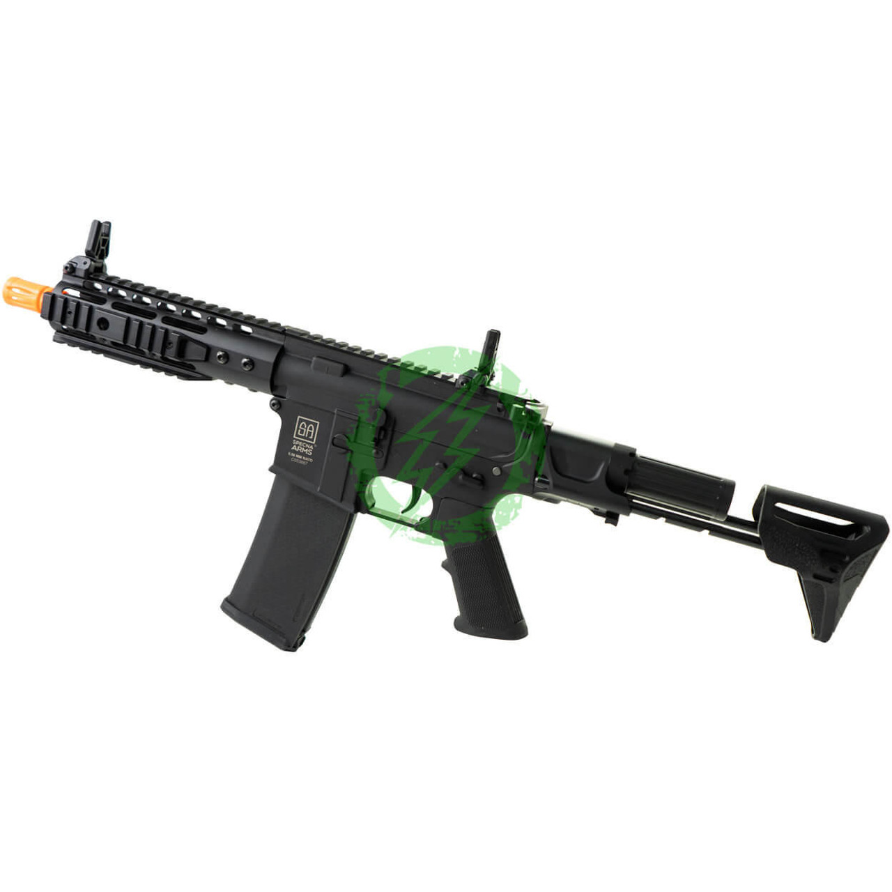  Specna Arms SA-C12 CORE Series M4 SBR PDW AEG | 7" Keymod / Black 